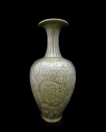 Yaozhou Rabbit Porcelain Vase
