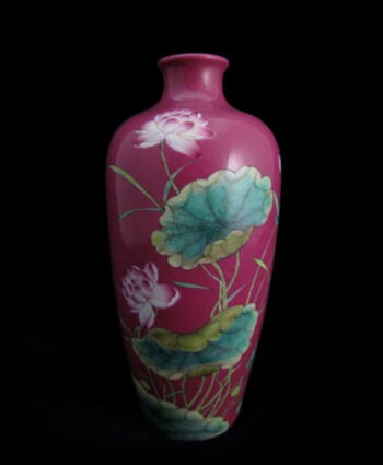 Carmine Vase