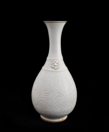 Wang Ding Floral Kiln Porcelain Vase